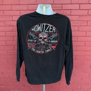 Howitzer Chris Kyle Spirit of American Sniper Warrior Long Sleeve Shirt Mens XL